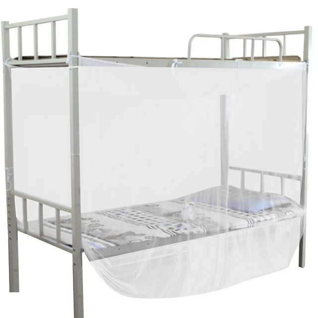 Rdeghly 4 Corner Post Bed Canopy Mosquito Net Twin Full Queen Size Netting White , Mosquito Netting , Canopy Mosquito Net