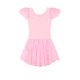 thumbnail image 5 of Conjuntos de blusas y camisas de cuello redondo y manga corta Ropa de baile para niñas Vestido de práctica de red con lentejuelas de manga larga con espalda en forma de corazón Conjunto de dos piezas, 5 of 7