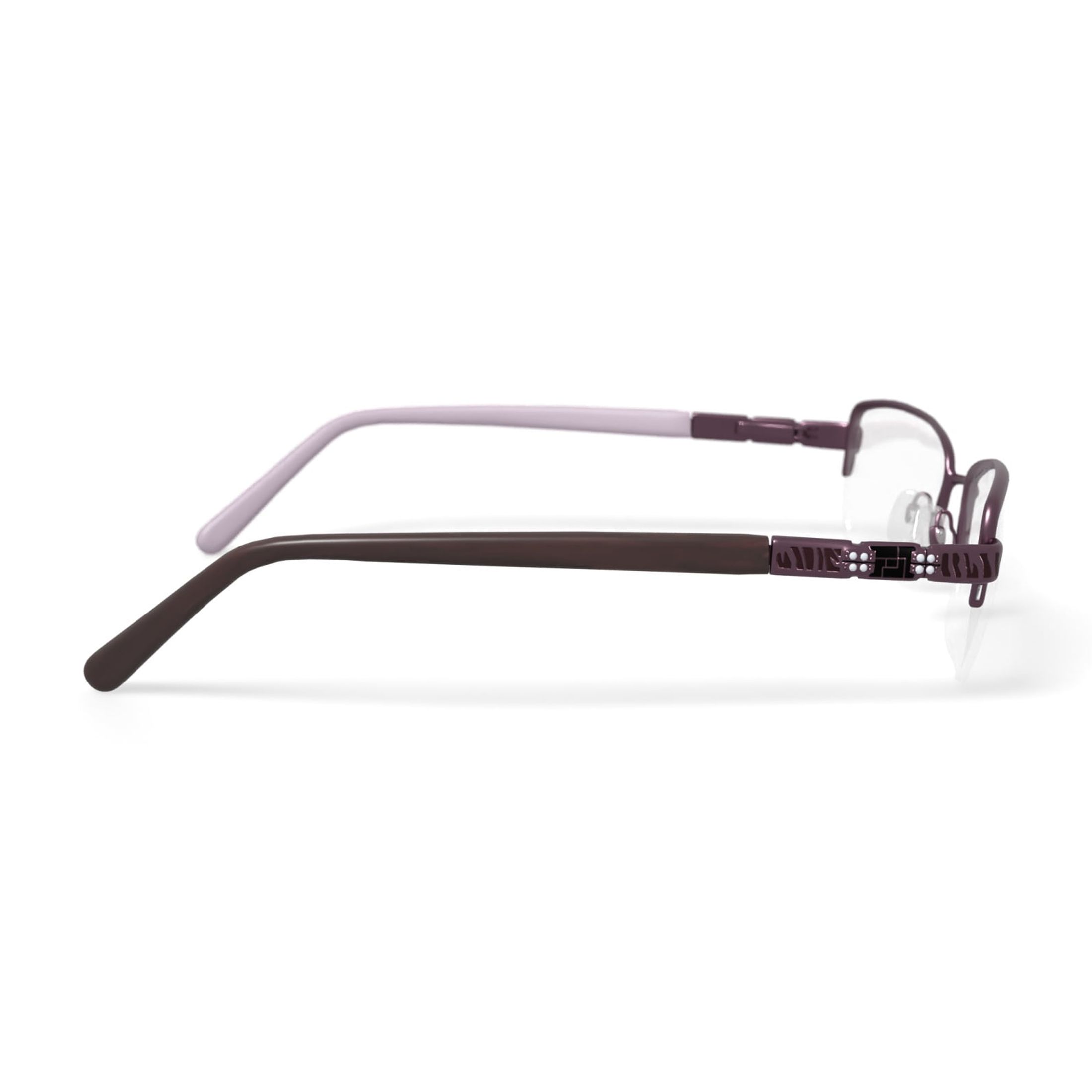 Walmart Women's WOP73 Rectangular Prescription Eyeglasses with Case, Rose Pink