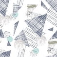 thumbnail image 3 of Wallpaper with Triangles Peel-and-Stick - 25"W x 225"H, 3 of 3
