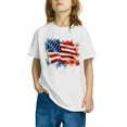 thumbnail image 4 of CFLVAEK 4th of July T Shirts for Kids 3D American Flag Graphic Tees Casual Crewneck Short Sleeve Cotton Tshirts Indenpendence Day Tops 5 T, 4 of 6