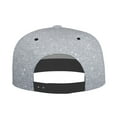 thumbnail image 3 of Unisex Snapback Hats Diamond Silver Pattern Adjustable Flat Bill Baseball Cap Dancing Hip Hop Cap, 3 of 8
