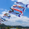 thumbnail image 2 of MasteelfCA 3Pcs Children's Day Carp Decorative Windsock Flag Creative Garden Wind Flag, 2 of 7