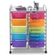 thumbnail image 5 of Costway Carro con Ruedas Cajones Contenedor con Ruedas Carro de Baño con 15 Cajas Apilables Multicolor y Transparente 62,5 x 37 x 87 cm, 5 of 9