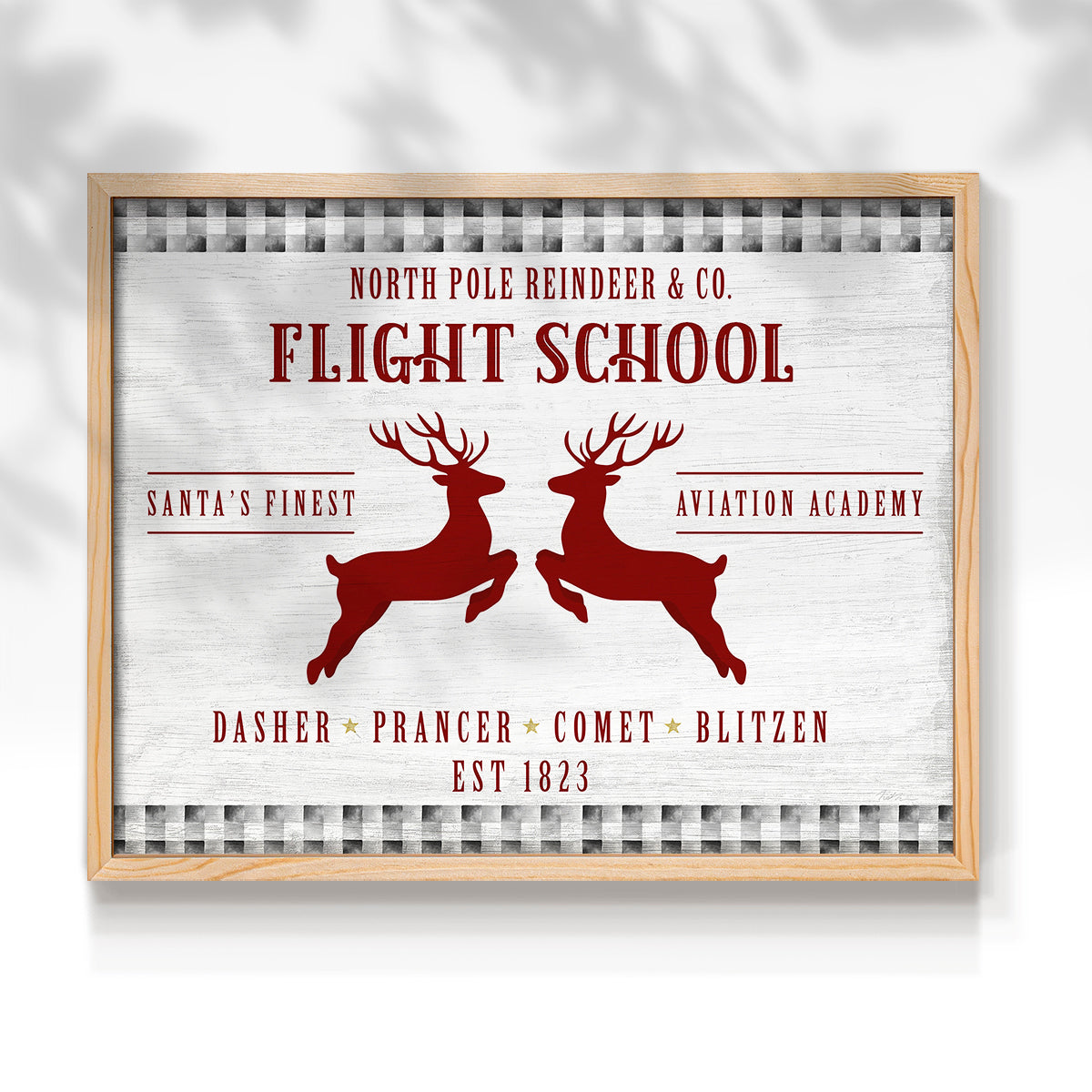 Flight School by Natalie Carpentieri - Restickable Framed Giclée Print