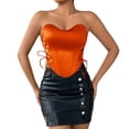 thumbnail image 2 of Women Bustier, Vintage Floral Corset Tops, Halter Crop Tops, Boned Bustier Bodyshaper for Party Club, 2 of 8