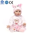 thumbnail image 2 of Zimtown 22 en Realista Recién Nacido Silicona Vinilo Reborn Baby Dolls Zimtown Muñeca de bebé renacido, 2 of 5