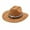 Khaki, variant on Eosunjian Cowboy Hat Polyester Lightweight Cowboy Hat Cowboy Hat for Women Men Brim Western Style with Bull Head Band Decoration Lightweight for All-day