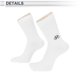 thumbnail image 3 of Calcetines de ciclismo Unique Bargains absorbentes de sudor, transpirables, anti-fricción, calcetines de bicicleta al aire libre, blancos, talla única, neutros y universales, 1 par, 3 of 6