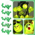 thumbnail image 1 of Grinch Christmas LED String Lights Indoor Outdoor Christmas Lights, 59inch Christmas LED Light String for Xmas Yard Tree Wedding Party Holiday Decorations, 10 Lights, 1 of 3