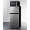 thumbnail image 4 of Mid-sized refrigerator-freezer in a stainless steel steel look and black microwave with built-in allocator, with brackets included (ships in 3 boxes on one pallet), 4 of 9