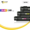 thumbnail image 2 of Toner Bank 6-Pack Compatible Toner for Dell 593-BBOY 593-BBOZ 593-BBOX H625cdw H825cdw S2825cdn Printer Ink Replacement Home Office 2x Cyan, 2x Magenta, 2x Yellow, 2 of 6