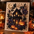 thumbnail image 3 of Halloween Pearl Art DIY Kit for Adults,Spooky 3D Diamond Painting Craft with Pearl Beads,Beginner Friendly Fall Wall Art and Home Decor,B, 3 of 9
