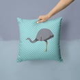 thumbnail image 2 of Carolines Treasures BB8097PW1414 Rhea Blue Check Fabric Decorative Pillow, 14 x 14 in., 2 of 4