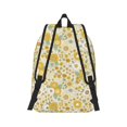 thumbnail image 3 of Balery Cute Sunflower Vintage Canvas Backpack for Men and Women - Large Capacity, Durable Travel Laptop Bag for School, Work, Hiking, and Outdoor Activities, 3 of 7