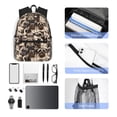 thumbnail image 6 of Picia Pug Large Capacity Backpack Classic Style Backpack Casual Backpack Water-Resistant School Work Travel Outdoor Backpack, 6 of 8
