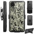 thumbnail image 1 of Compatible with TCL 30 Z Hybrid Luxguard Holster Phone Case Cover (Skull Guitar), 1 of 1