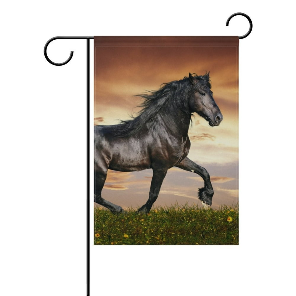 POPCreation Arabian Horse Polyester Garden Flag Outdoor Flag Home Party