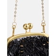thumbnail image 4 of Free Assembly Women's Mixed Sequin Clutch Handbag, Black, 4 of 6
