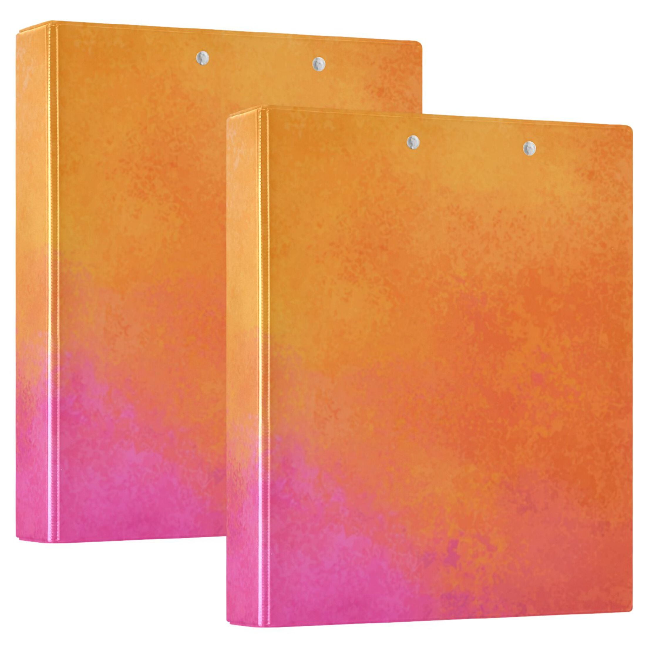 Hard Shell Ring Binder With Clip Holds 200 Sheets Office Home Organization Dye Painting