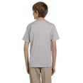 thumbnail image 2 of The Hanes Youth 52 oz, 50/50 EcoSmart T-Shirt - LIGHT STEEL - M, 2 of 3