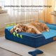thumbnail image 4 of Cama para Perro CWAWZ Ortopédica con Gel Refrescante y Espuma Impermeable 91x69 cm, 4 of 9