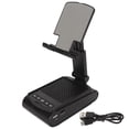 thumbnail image 2 of Cell Phone Stand Speaker, BT 5.1 Foldable Phone Holder Speaker Anti Slip With USB Interface For Mobile Phone, 2 of 8