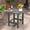 Gray, variant on CHYVARY Outdoor Adirondack HIPS Side Table, All Weather Patio End Table for Porch, Deck, Garden and Lawn, White