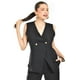thumbnail image 4 of Set de lino sin mangas Roman Fashion /Juvenil, 0210 (Negro) negro M, 4 of 6