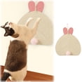 thumbnail image 2 of TIELUTT Cat Scratcher Cute Sisal Cat Scratcher Mat Cute Cat Scratcher Rabbit Shaped Wall Mount Double Line with Swivel Dog Bike Trailer Aluminum Accessory Dog Dog Accessories Store For Small Dogs, 2 of 7