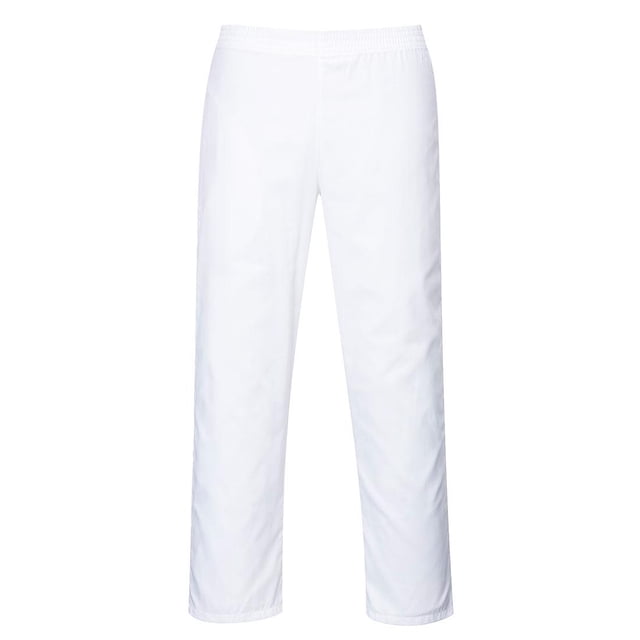 Portwest - Pantalones de Panadero para Hombre (Blanco)