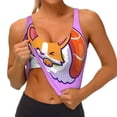 thumbnail image 4 of Lsque Corgi In Sushi Roll Printed Women'S Sports Bra, Compression, Moisture Wicking, High-Impact Sports Bra For Women,Supportive sports bra-XX-Large, 4 of 9