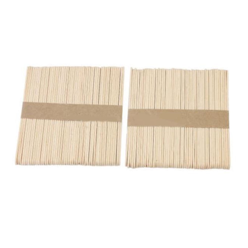 Masteelf 800 Pcs  Natural Colored Wood Craft Sticks Great Treat Sticks for DIY Crafts