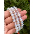 thumbnail image 3 of Opalite Crystal Bead Bracelet 8mm, Wholesale Genuine Opalite Stretch Gemstone Bracelet, Gift for Men & Women (10), 3 of 9