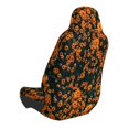 thumbnail image 2 of Wukai Daisies Full Set Car Seat Covers with Soft Padding Universal Auto Front Seats Protector and Cushion Mat, 2 of 5