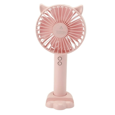

Hand Held Fan USB Powered ABS PC Mini Fan Portable For Home For Outdoors Dark Blue Light Blue White Pink