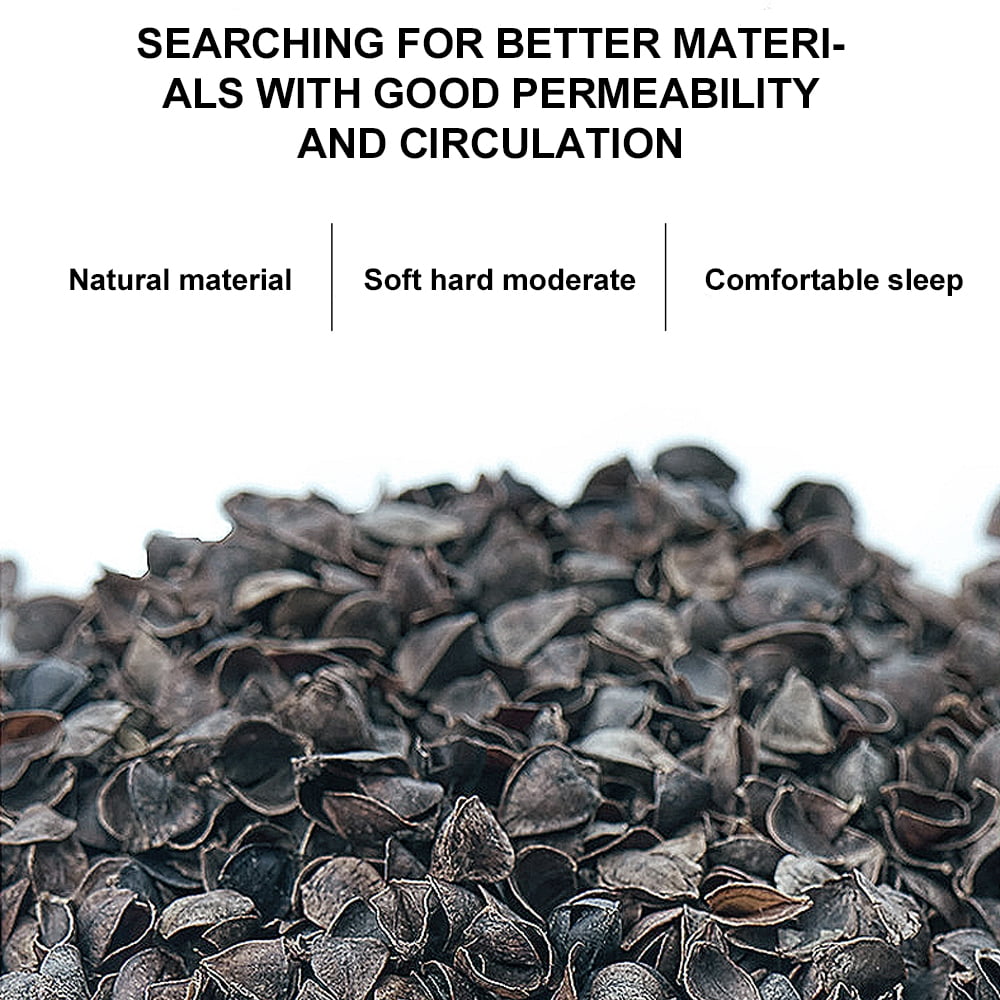 Shells Are Portable Pillows For Sleeping Recliners Washable Pillowcases Filled With Buckwheat -
