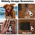 thumbnail image 5 of Sakiika2|4 Pack for AirTag Dog Collar Silicone Holder for air tagholder Cases Tags Chain for Apple for Air Tag GPS Item Finders Accessories, Black/Pink/Dark Green/Dark Blue, 5 of 6
