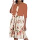 thumbnail image 1 of Conjunto de dos piezas de verano para mujer, cuello redondo, elegante, con tirantes, y cárdigan de media manga, conjunto de tops Wmkox8yi bvn829, 1 of 5