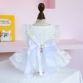 thumbnail image 1 of Zhuge Vestido para cachorro, bonito vestido de princesa para gato, falda para perro para perros pequeños, A41, XL, 1 of 4