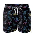 thumbnail image 4 of Mens Casual Shorts - Cotton Drawstring Summer Beach Stretch Twill Chino Golf Shorts Men's Special Print Drawstring Waistband Beach Casual Pocket Trouser Shorts Pants Multicolor M, 4 of 4