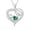 Silver, variant on Taioiat Mom Necklace Heart May Birthstone Silver Mama Pendant Necklace Mother's Day Jewelry Gifts for Mom Grandmother Wife