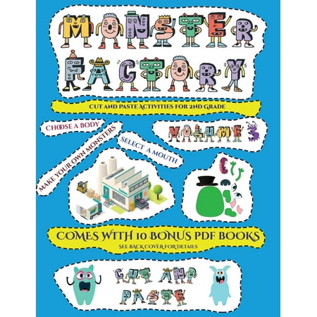 Cut And Paste Activities For 2nd Grade (cut And Paste Monster Factory - Volume (James The Second Best)