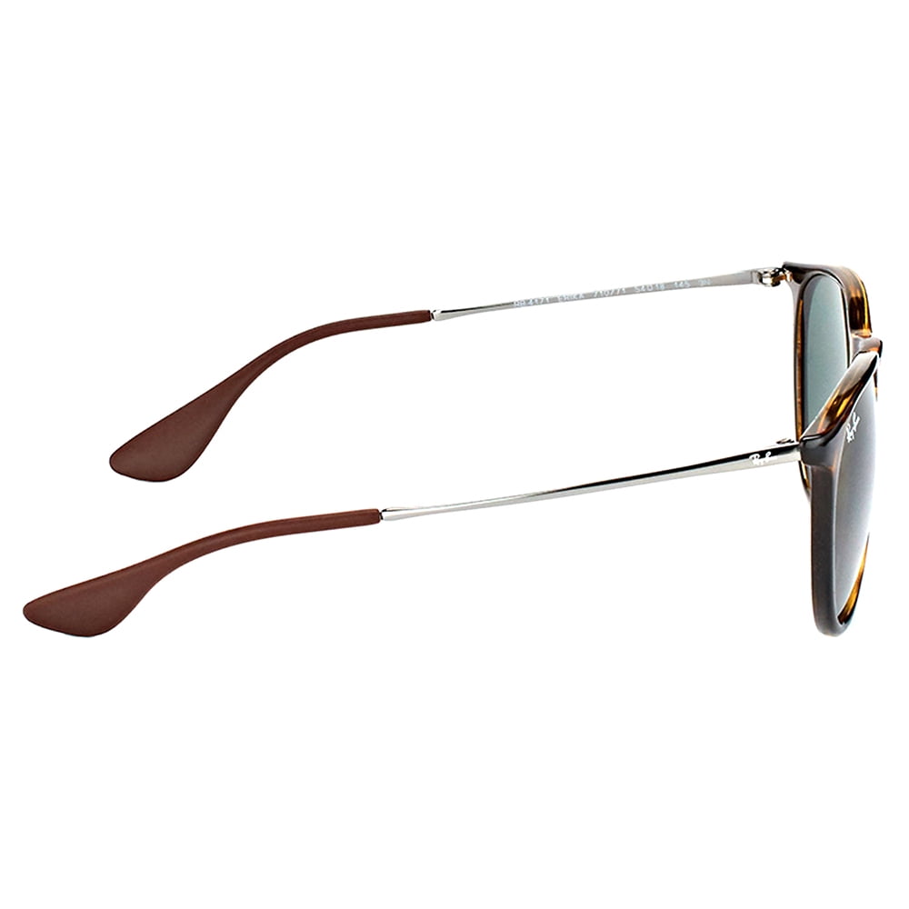 Ray-Ban Erika Pilot Sunglasses (710/71) Light Havana/Dark Green