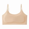 thumbnail image 3 of SHenli Training Bras for Girls 10-16 Sports Seamless Bra with Removable Padding Bras (Khaki), 3 of 5