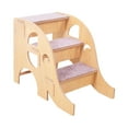 thumbnail image 2 of jinwen 3 Step Dog Step Lightweight for Small Dogs Cats Dog Ladder for Sofa Home Car, 2 of 9