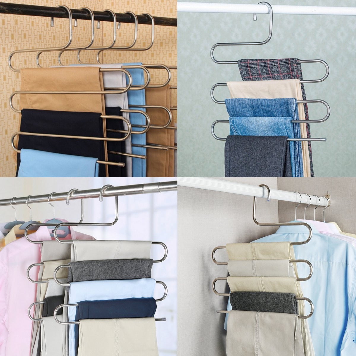 hanging clothes space saver