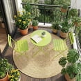 thumbnail image 3 of 3 Piece Patio Bistro Set, Folding Patio Bistro Table and Chairs Set of 2, Outdoor Patio Furniture Set, Metal Structure, No Assembly Need, for Balcony Yard Garden, 3 of 8