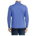 thumbnail image 2 of Mens Sport Wick Stretch 1/2 Zip Polyester/Spandex Pullover True Royal Heather S, 2 of 7