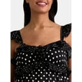 thumbnail image 3 of Destination Maternity Women’s Ruffle Maxi Dress, Sizes S-2XL, 3 of 4